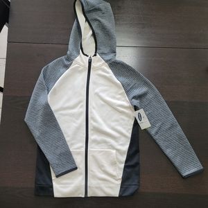 Old Navy Boys  Active Go-Dry Multi- Color Hooded  Full Zip Jacket Size XL 14/16